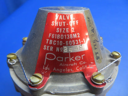 Parker Size 2 Valve Shut-off Fuel Dump Control P/N 10-60531 w/8130 (1122-610)