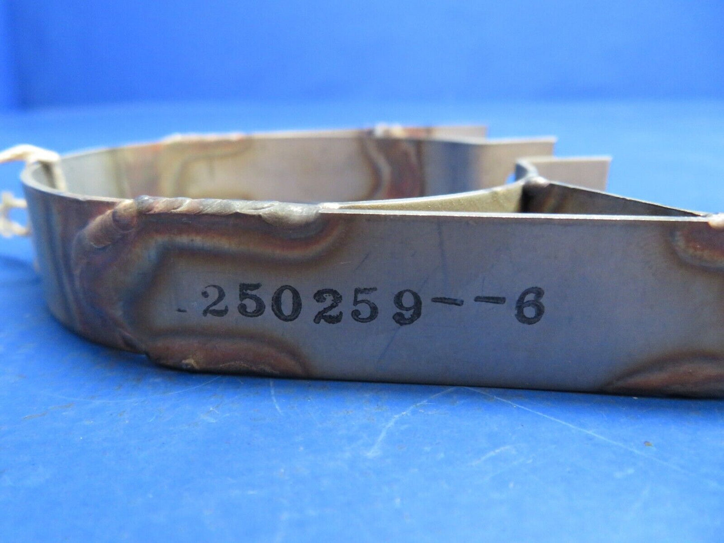 Cessna 337 Skymaster Exhaust Tailpipe Support Clamp P/N 1250259-6 NOS (0123-533)
