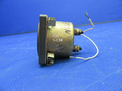 Hickok Fuel Quantity Gauge Lighted 27V P/N 58-380051-5, A-1158-5 (0821-483)