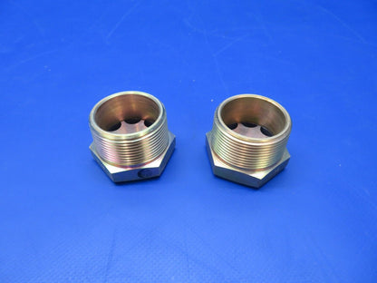 Eaton Tedeco Hex Sight Gauge Plug P/N 421-517-9001 LOT OF 2 NOS (1022-345)