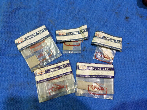 Cessna Shims ONE LOT P/N 1241047-3, 1241047-1, 1241038-4, 1241038-3 (0516-109)