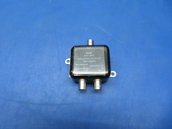 Piper PA-28R-180 Antenna Specialists Diplexer Coupler P/N AV-547 (1123-395)