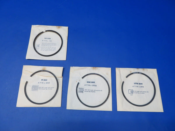 Continental Piston Ring Set P/N 639570 STD NOS (1222-366)