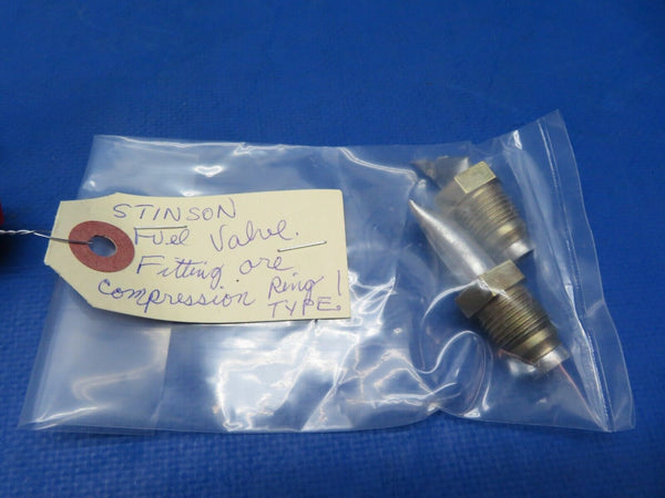 Stinson Imperial Fuel Selector Valve Assy OVERHAULED 11-2023 (1123-450)