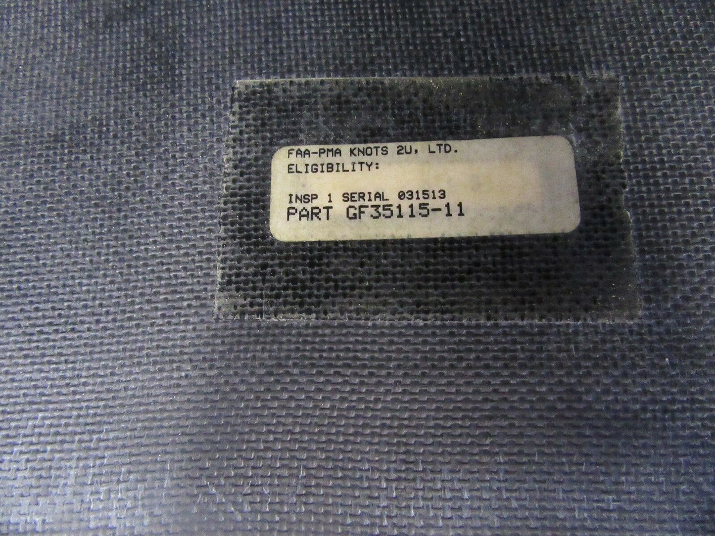 Piper PA-32 Saratoga Wing Tip RH Black Fiberglass P/N GF35115-11 (0418-186)