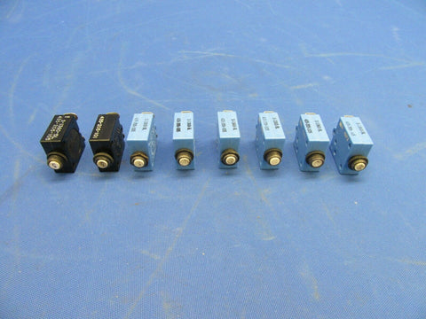 Cessna 182P Wood Electric Circuit Breaker 5 AMP S-1360-5L LOT OF 8 (0920-352)