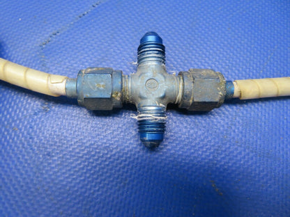 Cessna Oxygen Outlet Valves w/ Lines P/N C166006-0109 LOT (0821-831)