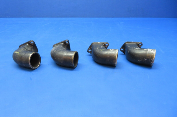 Continental A65 Intake Elbows P/N 3585, 4602 SET OF 4 (0723-475)