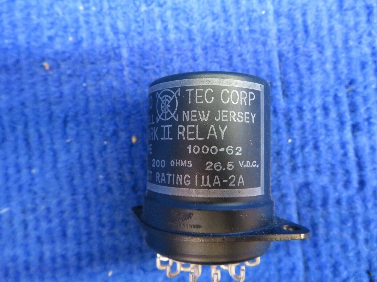Electro Tech Mark II Type 1000 Relay P/N RY4LC3B3L01 NOS (0622-713)