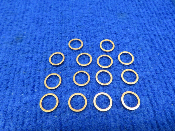 Beechcraft Copper Washer P/N 190733 LOT OF 14 NOS (0722-732)