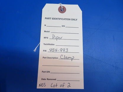 Piper Clamp P/N 454-993 LOT OF 2 NOS (1122-503)