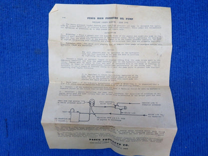 Pesco Pump Hydraulic Unit P/N 1P-349N Vintage NOS (0722-325)