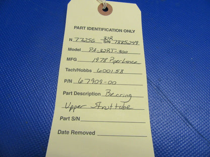 Piper PA-32RT Bearing Upper Strut Tube P/N 67909-00, 67909-000 (0521-563)