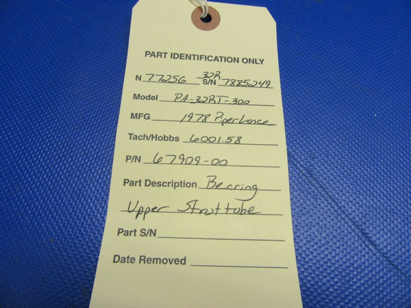 Piper PA-32RT Bearing Upper Strut Tube P/N 67909-00, 67909-000 (0521-563)