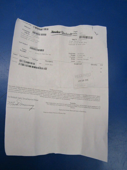 Beech 400 Box P/N 45A88877-003 NOS (0419-395)