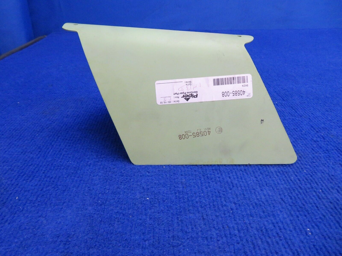 Piper Panel 1/B Leading Edge Skin P/N 40585-008 NOS (0522-540)