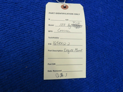 Cessna 188 Ag Truck Engine Mount P/N 1651002-2 NOS (0322-21)