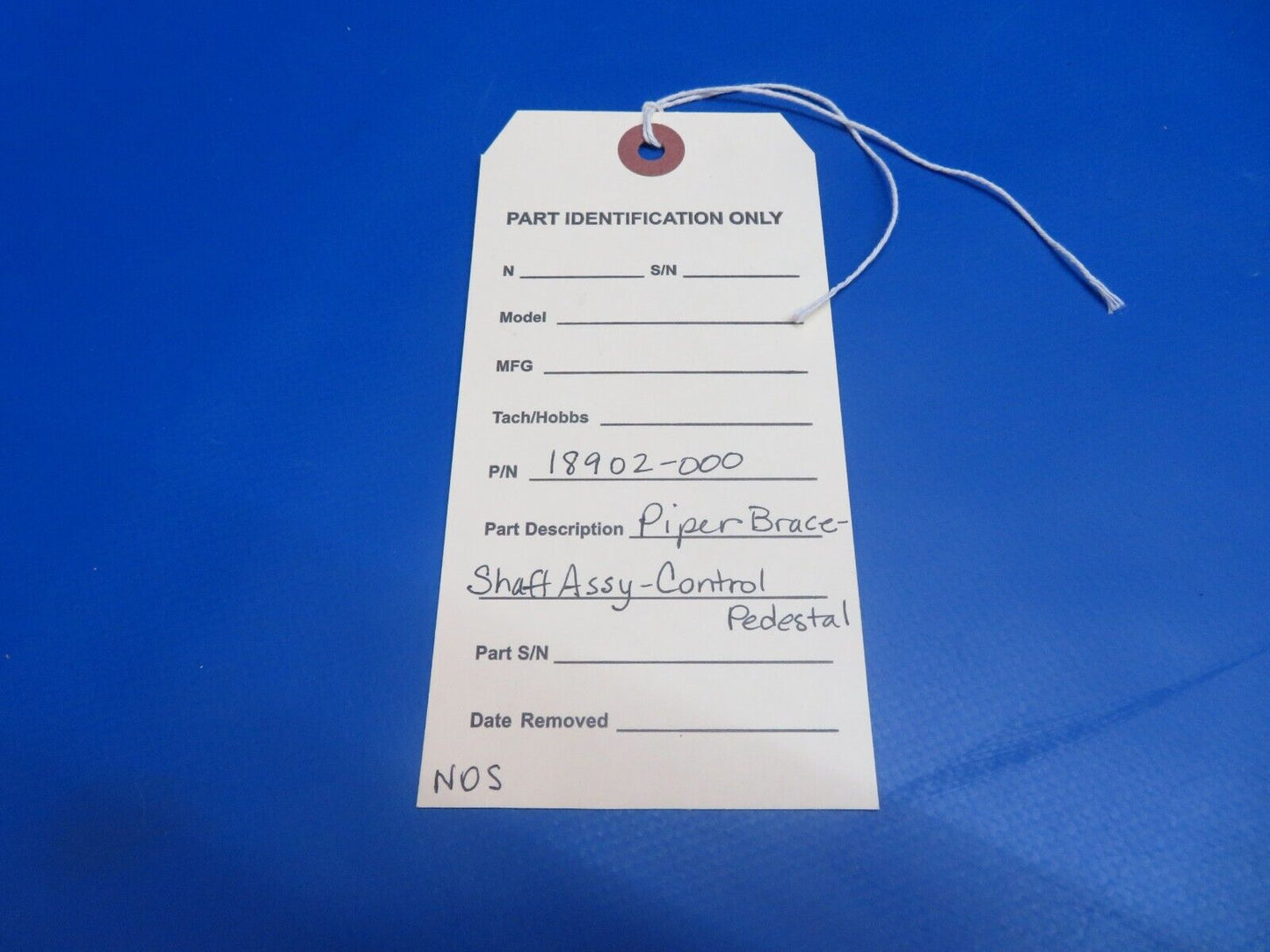 Piper Brace - Shaft Assy - Control Pedestal P/N 18902-000 NOS (0922-815)