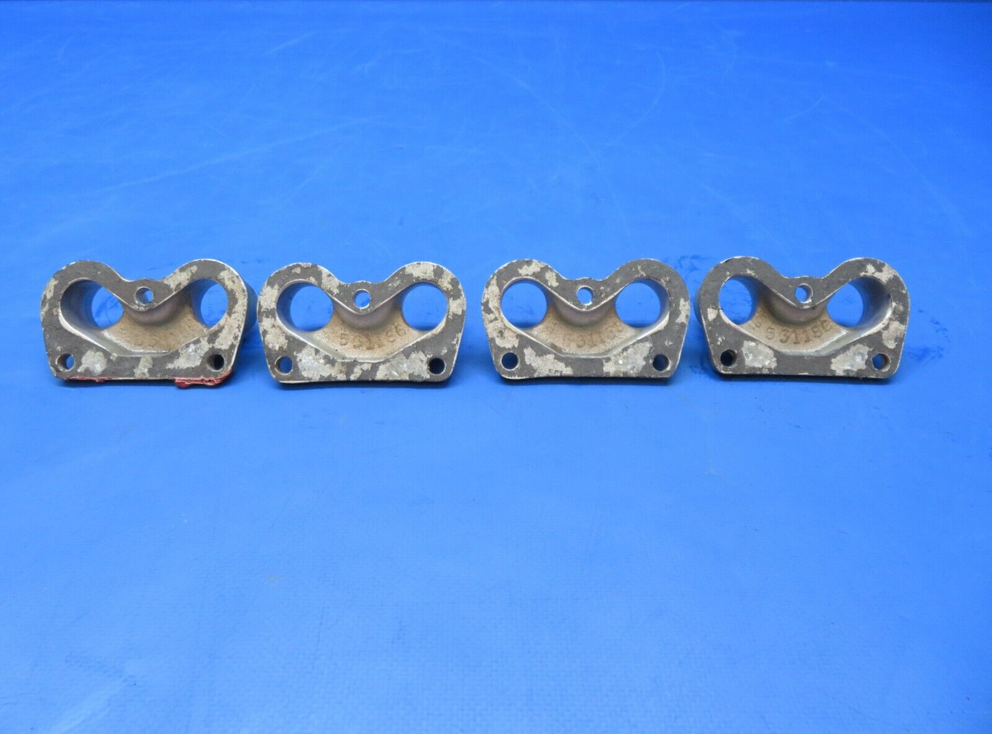 Continental E-225 Pushrod Housing Flange P/N 531186 LOT OF 4 (0723-571)