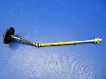 Beech 95-B55 Baron Aileron Trim Control Shaft & Knob P/N 95-324006-71 (0621-1011