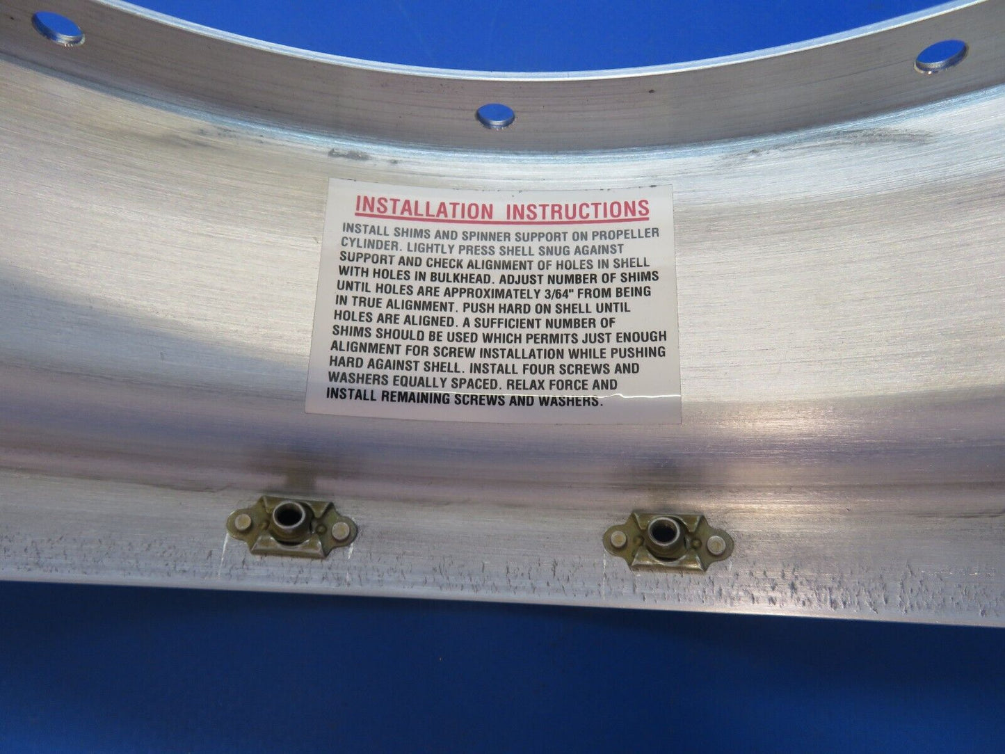 McCauley Spinner Bulkhead P/N D-7089A NOS (1122-103)