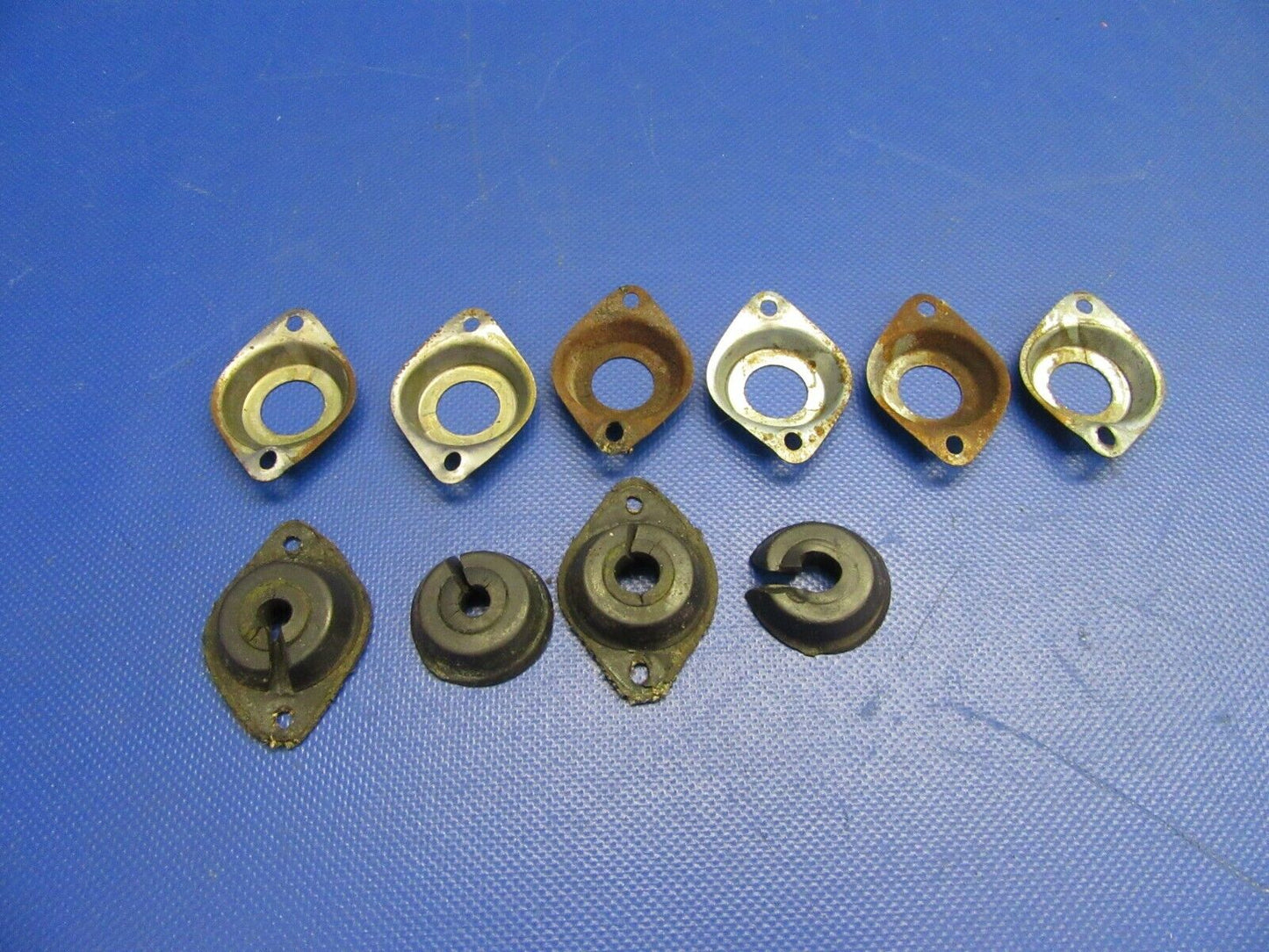 Mooney M20 / M20G Collar Firewall Cable Guides LOT OF 6 (0921-326)