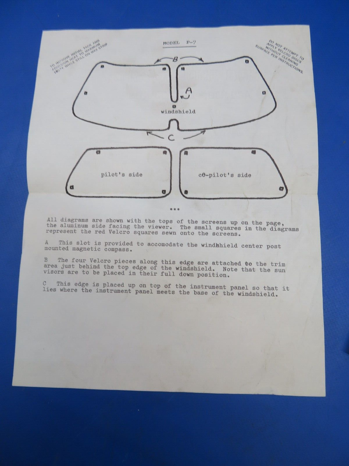Thermacon P-7 Heat Screen NOS (1022-438)