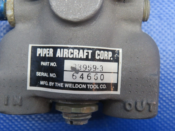 Weldon Piper Fuel Pump P/N 33959-3 CORE (0124-1209)