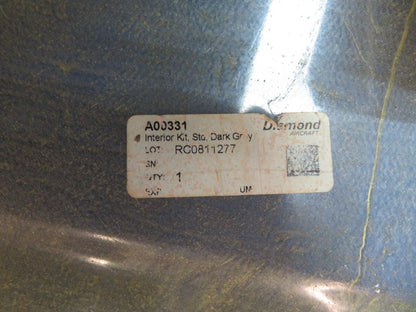 Diamond DA-42 Rear Seat Assy P/N D60-2521-00-00_1 Dark Grey Leather (0623-464)