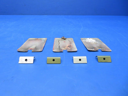 Stinson 108-1 Fuel Tank Strap Covers & Clips P/N 108-1101014 LOT (0823-517)
