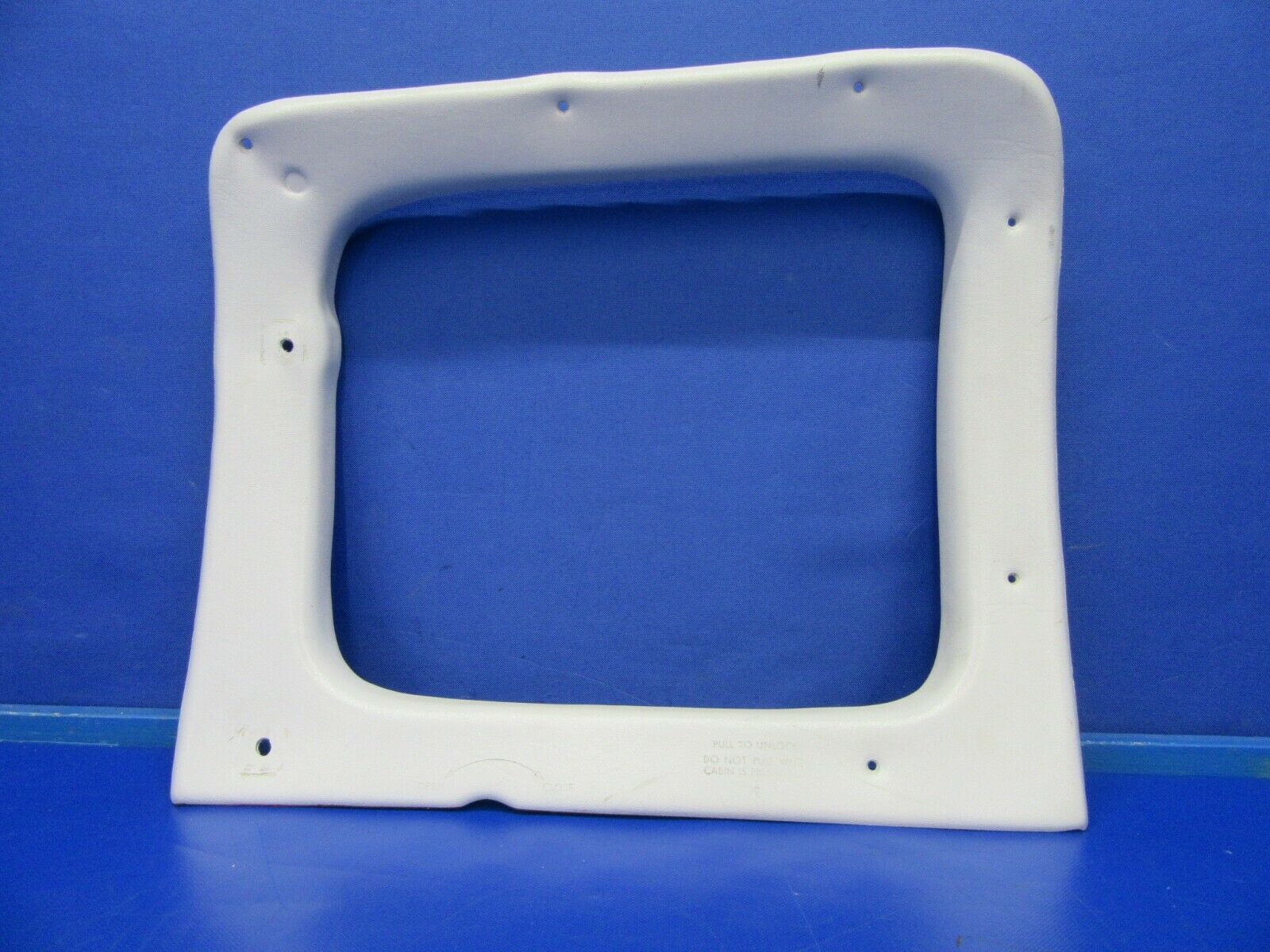 Beech Baron 58P LH Cabin Door Window Molding P/N 102-530013-35 (0420-211)