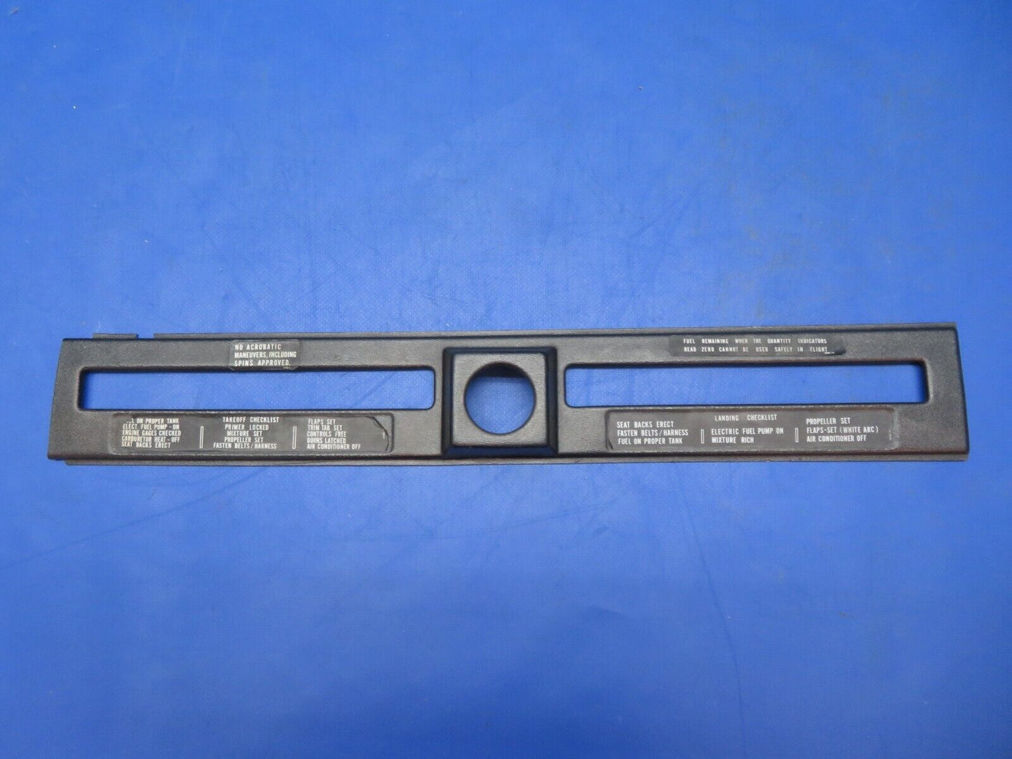 Piper PA-28-236 Dakota Instrument Panel Cover P/N 99959-05 LOT (0623-717A)