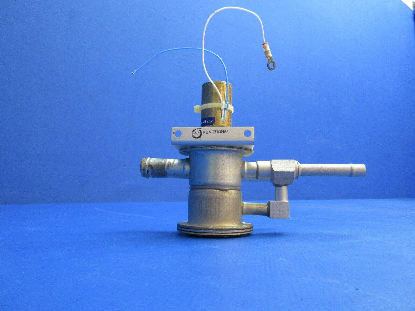 Airborne De-Ice Valve w/ Solenoid 28V P/N 2H59-3 Tested (1023-826)