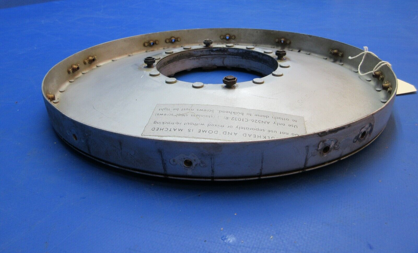 Cessna 182 Hartzell 2-Blade Propeller Spinner Bulkhead P/N 0752006-1 (1023-914)