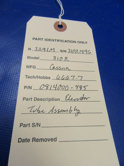 Cessna 310R Elevator Tube Assembly P/N 0814000-485 (0520-213)