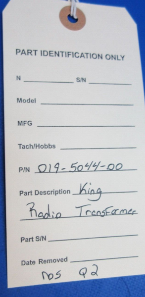 King Radio Transformer P/N 019-5044-00 NOS (1023-992)