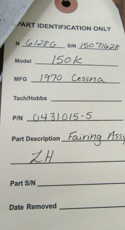 Cessna 150 / 150K Fairing Assembly LH P/N 0431015-5 (1221-518)