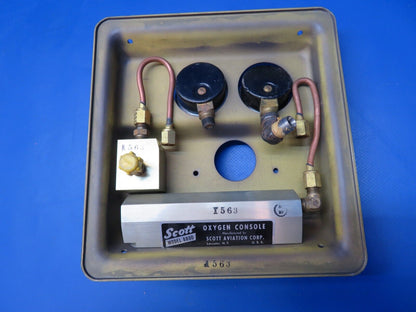 Cessna 310 Scott 8800 Oxygen Console Incomplete (1122-415)