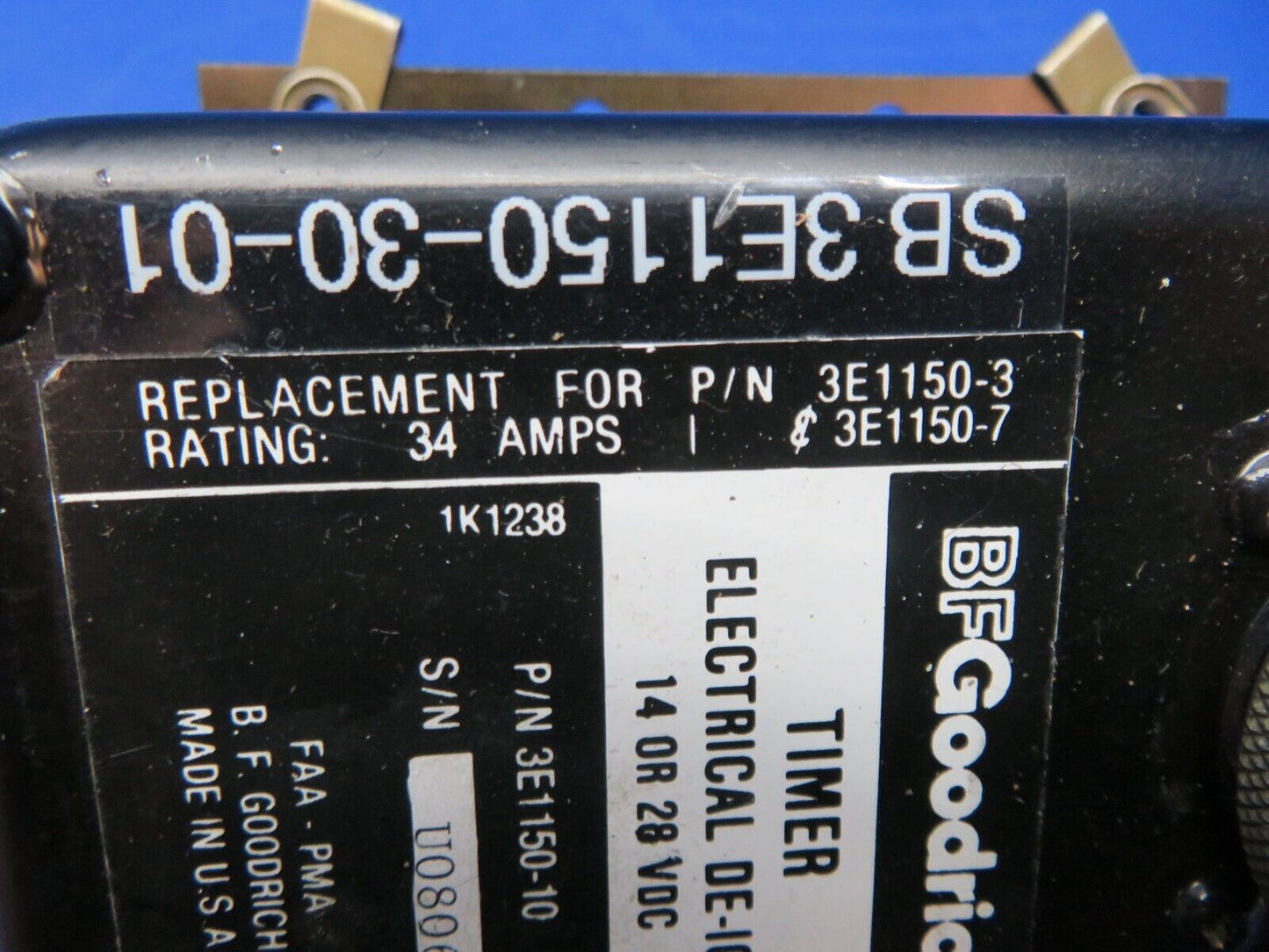 Cessna 401 / 401A B. F. Goodrich Electric De-Ice Timer P/N 3E1150-10 (0124-112)