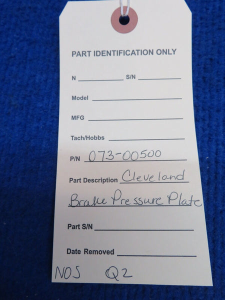 Cleveland Brake Pressure Plate P/N 073-00500 NOS (0722-122)