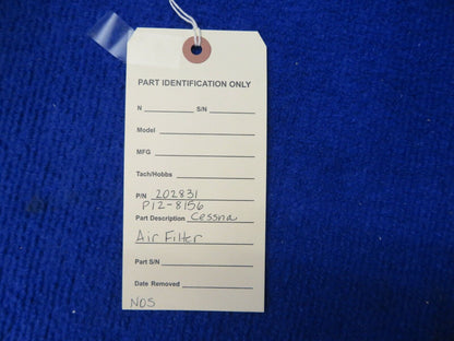 Cessna Air Filter P/N 202831 NOS (0522-618)