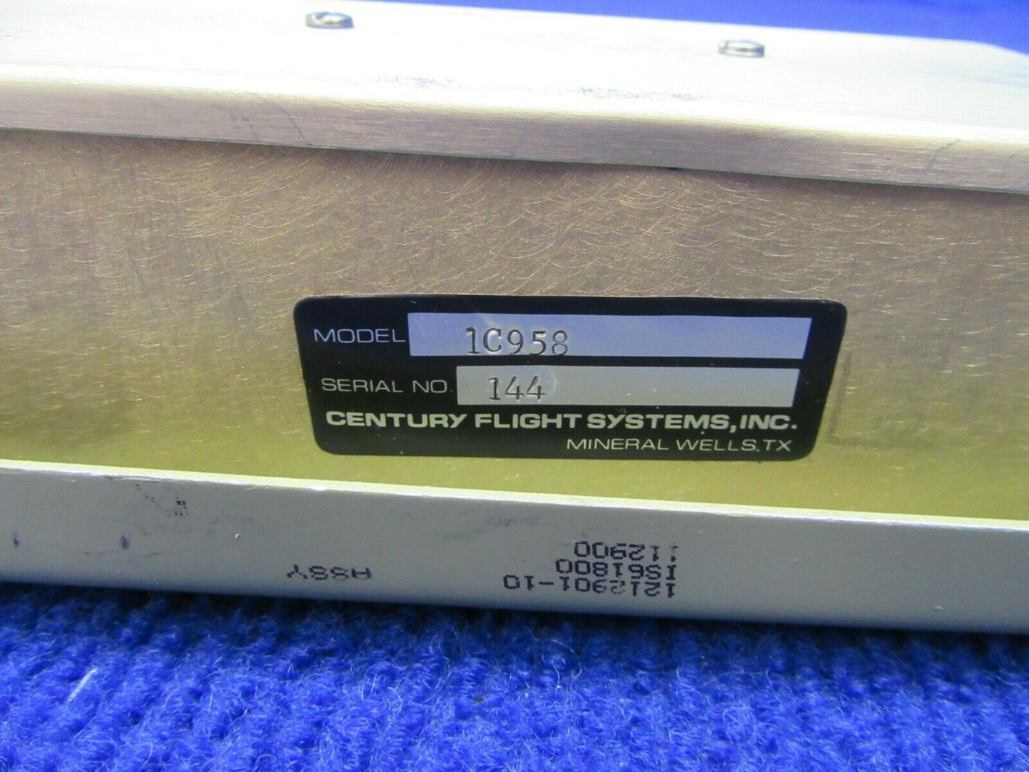 Century Flight Systems Autopilot Adapter w/ Connectors P/N 1C958 (1221-464)