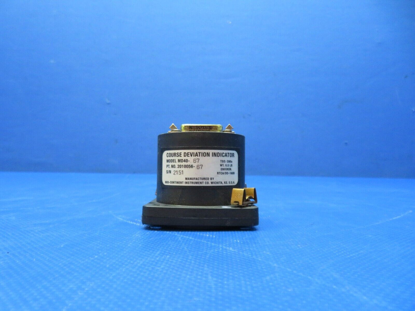 Mid Continent Course Deviation Indicator P/N MD40-67 (0224-244)