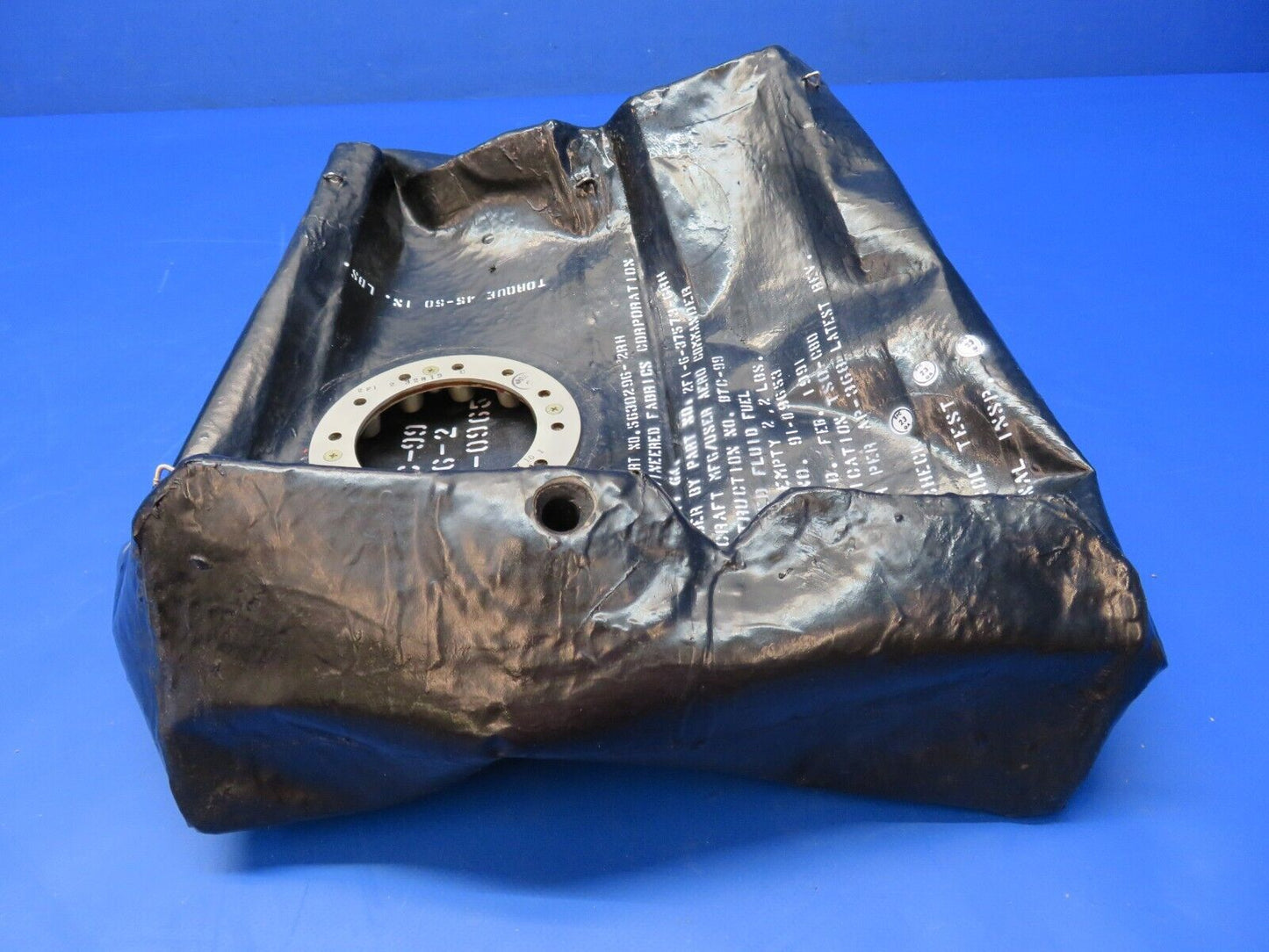 Aero Commander Fuel Cell Tank Bladder Dated 1991 P/N 5630296-2RH  (1022-338)
