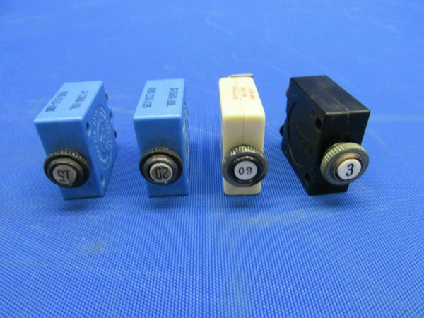 Cessna 182P Switches, Electric Circuit Breaker 20,15, 12V Relay (0920-350)