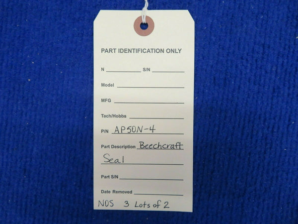 Beechcraft Seal P/N AP50N-4 LOT OF 2 NOS (0522-647)