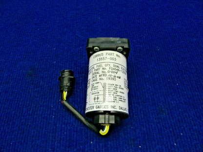Cirrus SR-22 Rochester Dual Fuel Quantity Indicator Electric 13557-003 (0122-395