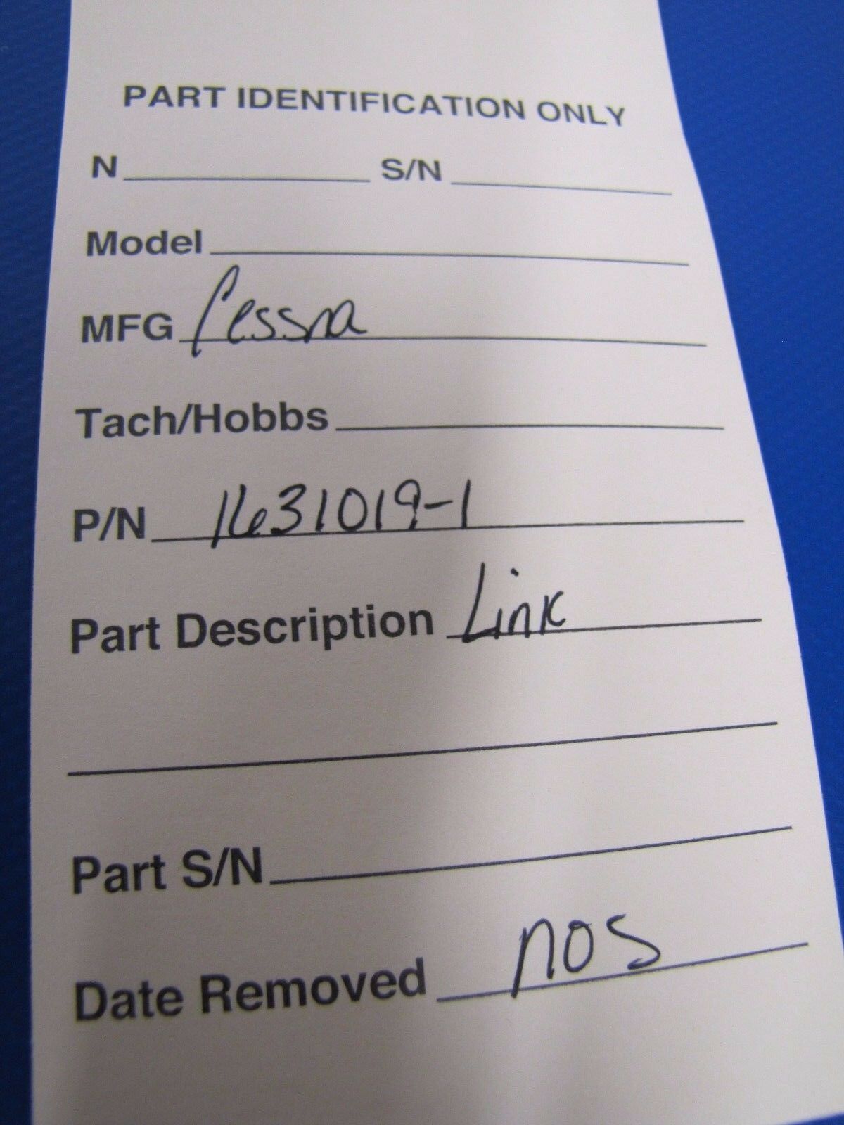 Cessna Link P/N 1631019-1 NOS (0317-193)