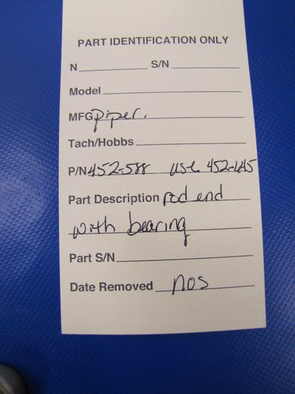 Piper Rod End With Bearing P/N 452-645 NOS (0317-209)