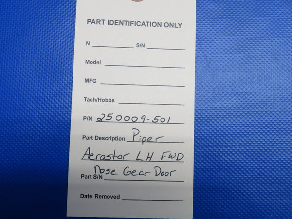 Piper Aerostar LH FWD Nose Gear Door P/N 250009-501 (1223-1089)